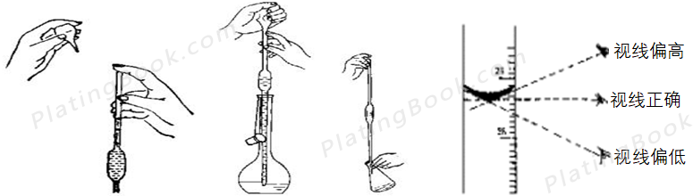 移取溶液的操作示范 移取溶液的操作示范